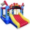 Cloud 9 Inflatable Bounce House and Blower, Race Car Track Theme Bouncer for Kids with Slide and Large Jumping Area